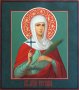 Painted icon Saint Tatiana, 10x15cm