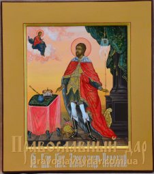 Icon of Alexander Nevsky - фото