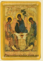 <<Icon Of The Most Holy Trinity>>, Andrei Rublev (XV) - фото