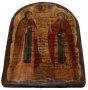 Icon antique of holy Peter and Fevronia Murom 17h23 see Arch