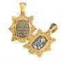  Pendant Pochayiv Icon of the Holy Mother of God, silver 925° with gilding, 29 mm