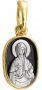 The image of "the Holy Martyress Julia (Julia)" silver 925 with gilding