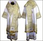Bishop`s vestments, embroidered on dense satin with embroidered galloon R080A