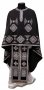 Priest vestments, black gabardine, Greek Cut