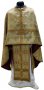 Priest Vestments, Embroidered on Gold Brocade, Greek Cut