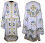 Priest Vestments, Embroidered on white gabardine, Greek Cut R036g