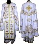 Priest Vestments, Embroidered on White gabardine, Greek Cut, R040g