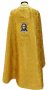  Priest vestments, yellow brocade, embroidered icon, Bethlehem cross, Greek Cut