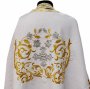 Priest vestments, white gabardine, Greek Cut