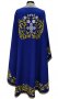 Priest vestments, blue gabardine, Greek Cut