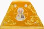 Priest Vestment, Embroidered on Yellow Velvet 