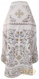 Priestly vestments, embroidered on white velvet - фото