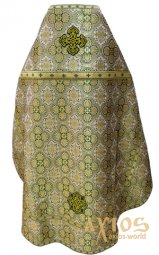 Priest vestments, green Greek brocade - фото