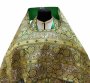 Priest vestments, green Greek brocade