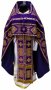 Priest vestments, violet velvet, embroidered icon