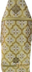 Beautiful Priest Vestment, greek brocade,white and gold colour - фото
