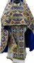 Beautiful Priest Vestment, greek brocade, multicolour