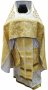 Priestly vestments, combined, white brocade,"sunflower" fabric