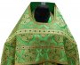Priestly green vestments, brocade