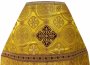 Priestly vestments, yellow brocade, fabric "Kiev cross"