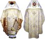 Priest`s vestments, embroidered on thick satin 002M