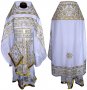 Priest  Vestments, Embroidered on White gabardine, Gallon is Embroidered R074m (v)